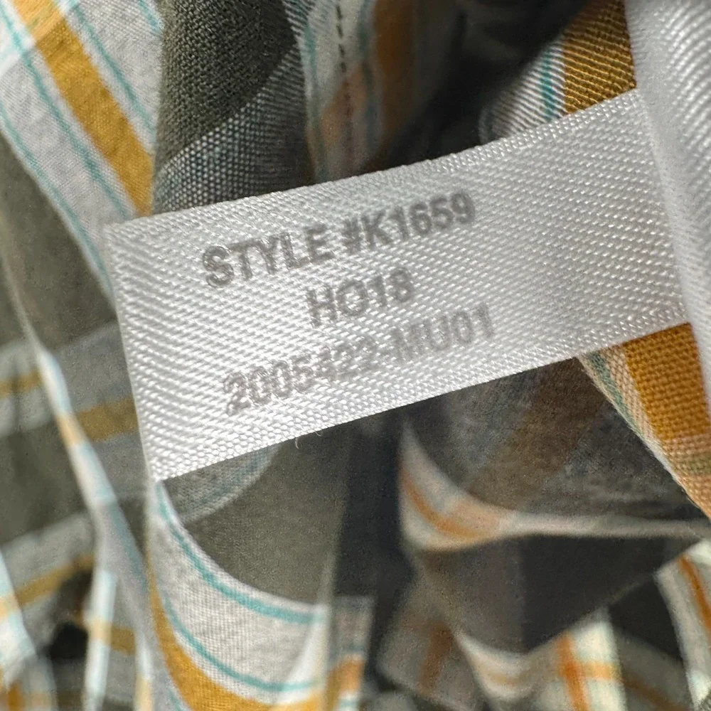 J.CREW Mercantile Flex‎ Shirt Men Medium Slim Fit Long Sleeve Plaid Button Down